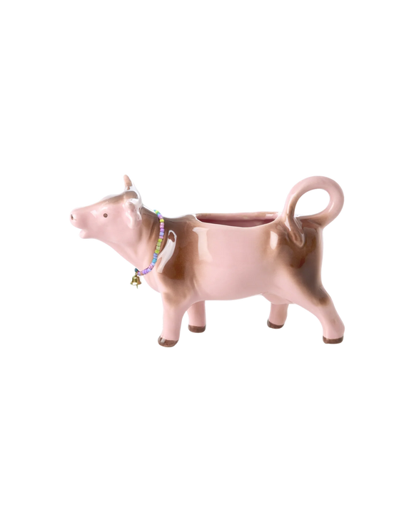 Pink ko mælkekande fra Rice
