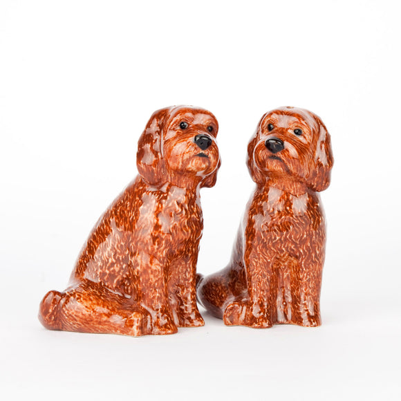 Cockapoo salt- & pebersæt fra Quail - unik boligindretning
