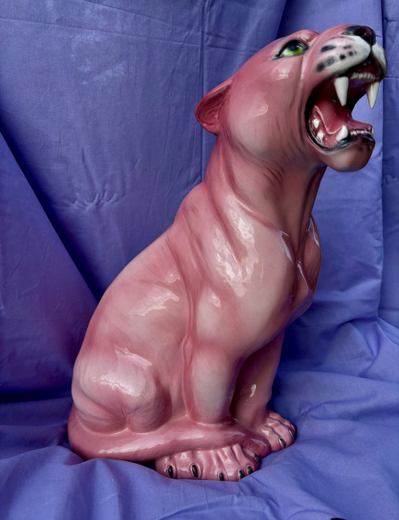 Pink panter - porcelænsfigur 45 cm set fra en anden vinkel