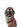 Stor pink tiger - porcelænsfigur 92 cm set oppefra