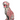 Stor pink leopard - porcelænsfigur 86cm