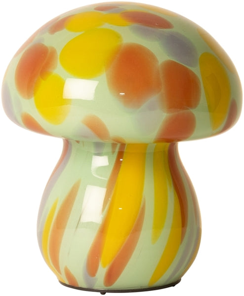 AU MAISON - Svampe lampe i mint, gul, rød og blå glas - 16x13 cm fra EJA