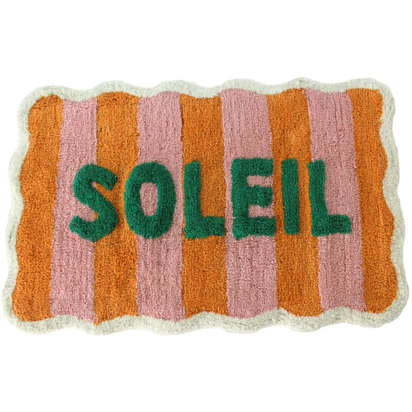 Soleil måtte fra Kersten - håndlavet tæppe til boligindretning