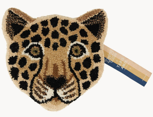 Leopardhoved tæppe fra Doing Goods