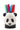 Panda lille vase - blyantholder detalje nærbillede