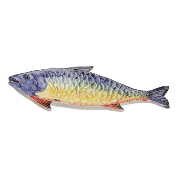 Keramik fad som en fisk