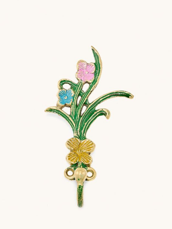 Farverig blomster knage fra Doing Goods