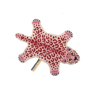 Pink leopard tæppe fra Doing Goods