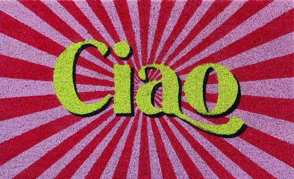 Ciao - dørmåtte fra GiftCompany - håndlavet tæppe til boligindretning