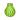 Grønstribet vase