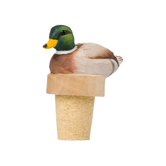 Vinprop gråand — Bottle Stopper Mallard fra Wildlife Garden