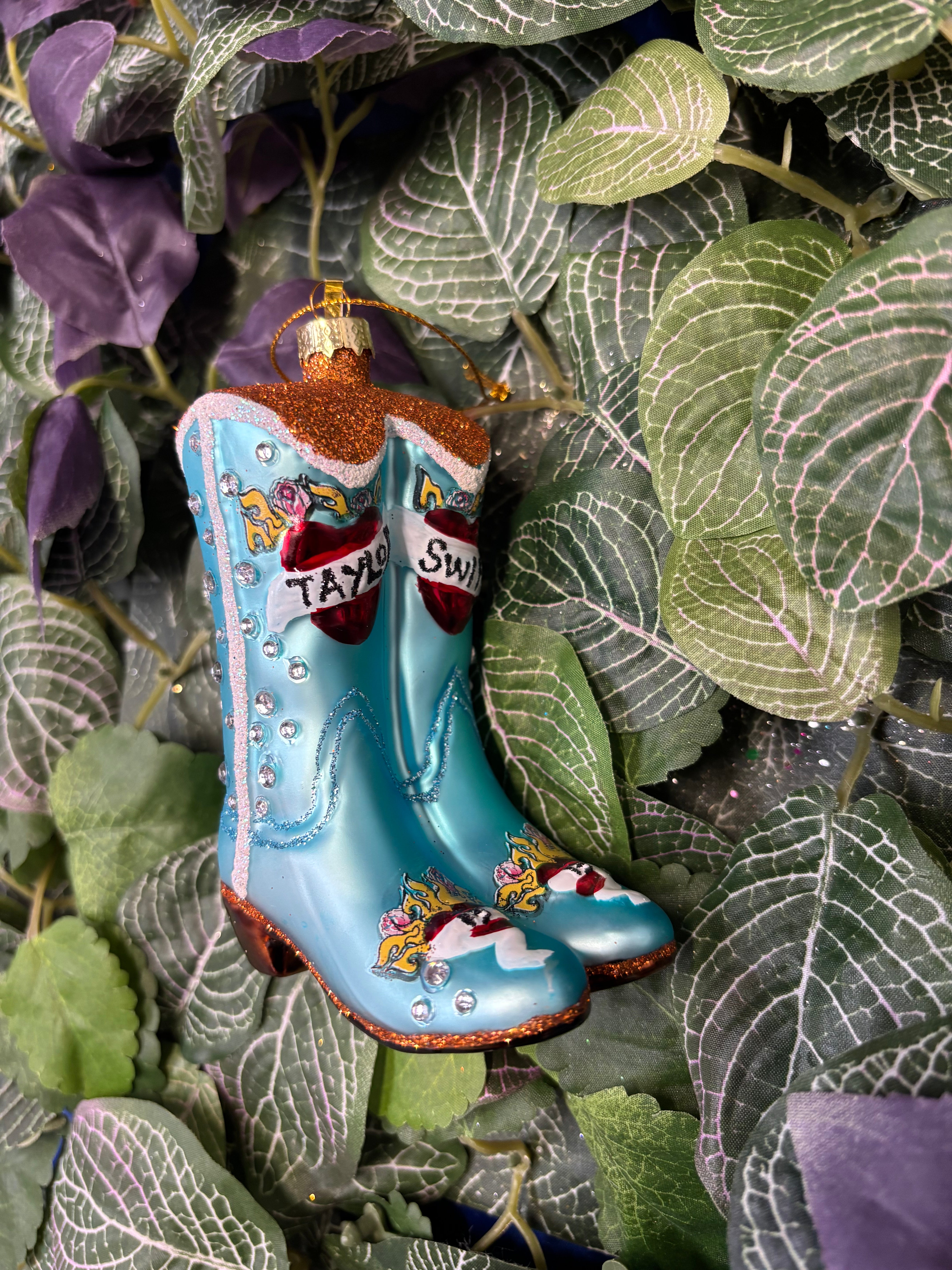 Taylor Swift – Turquoise Cowboy Boot | Dims Studio