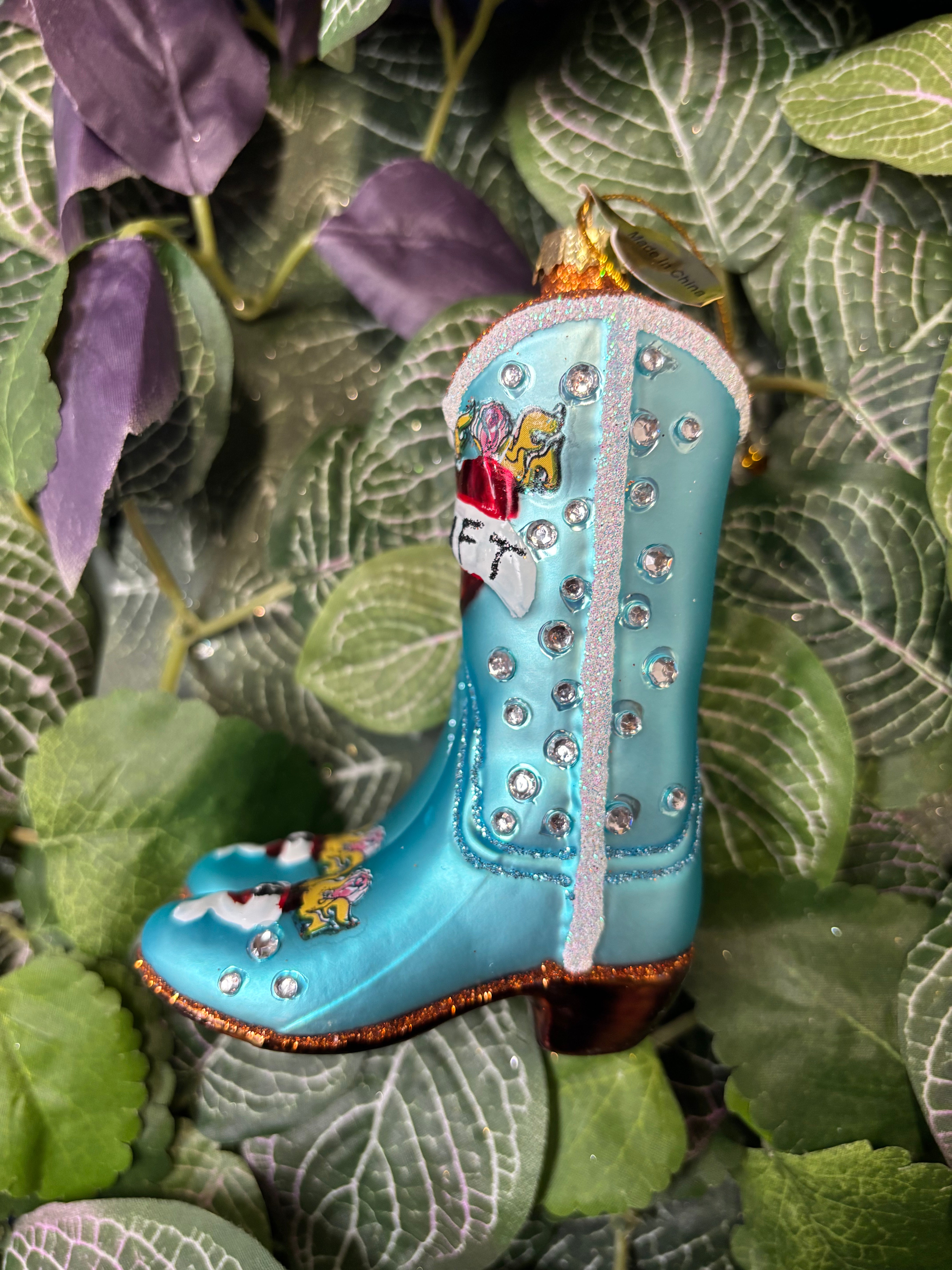 Taylor Swift – Turquoise Cowboy Boot | Dims Studio
