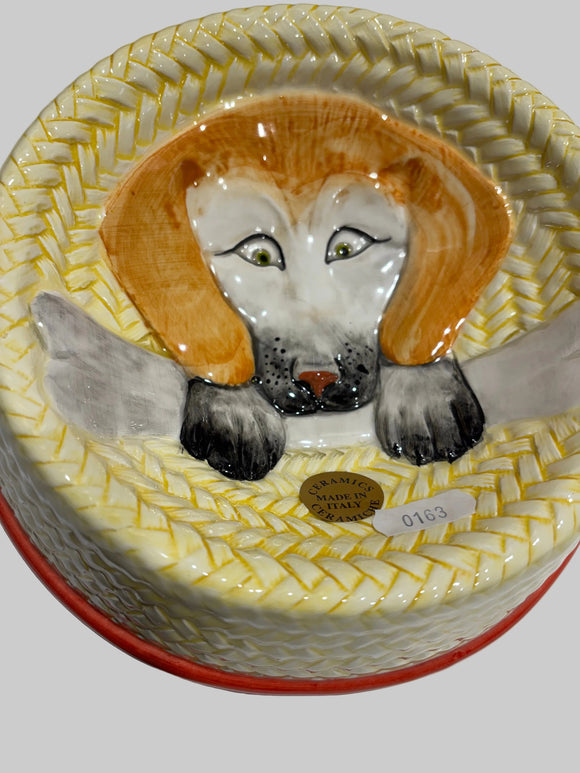 Hunde skål detalje