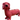 Pink gravhund lysestage i dolomit – GiftCompany