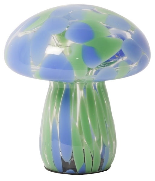 AU MAISON - Svampe lampe i grøn og blå glas - 17x15 cm fra EJA