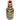 Stribet flaske vase
