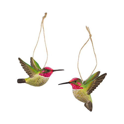 Annas kolibri dekorationsfugle i træ fra Wildlife Garden