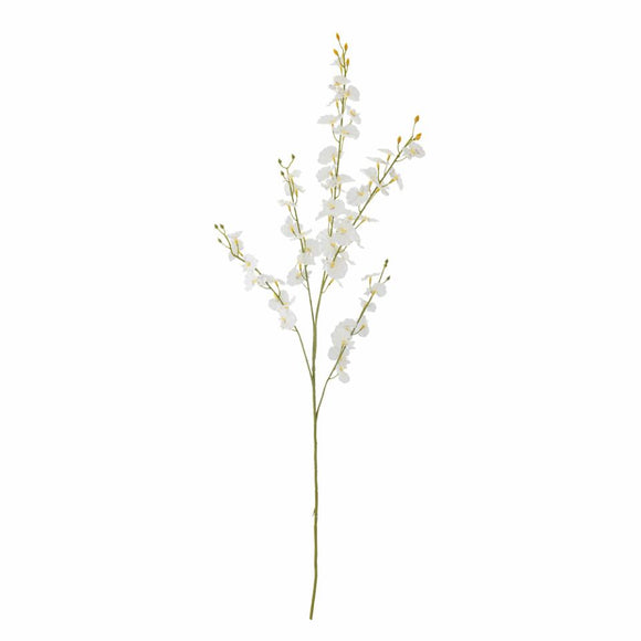 Hvid orkidé - kunstig stilk fra Bloomingville - kunstig blomst til dekoration