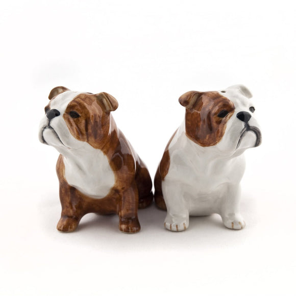 English Bulldog salt & pebersæt fra Quail - unik boligindretning