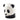 Panda vase - lille - dimsstudio