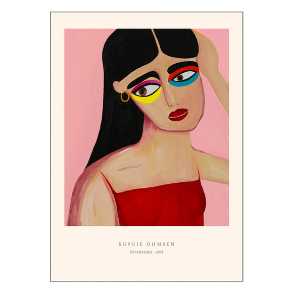 Kvinde plakat - Bevidst - (19+132)!