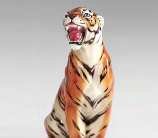 Tiger - porcelænsfigur 88 cm